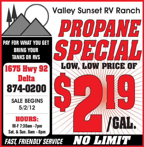 Propane Sale